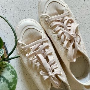 Limited edition Cream colored adidas nizza platform sneakers